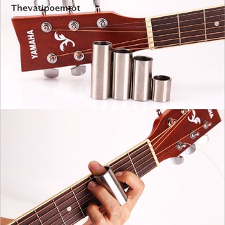 thevatipoemtot Stainless Steel Guitar Guitarra String Finger Tube Slider Guitar Bass Medium Popular goods