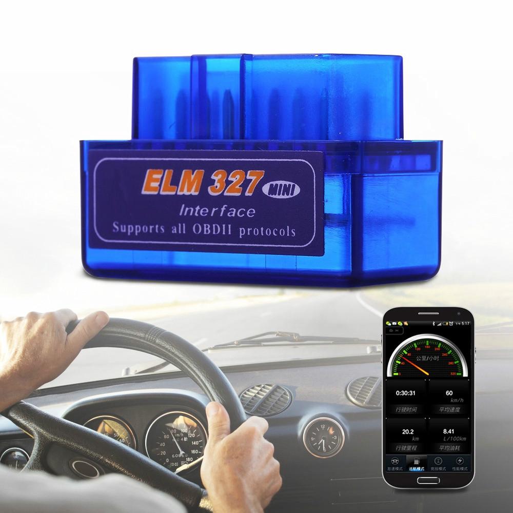 OBD V2.1 ELM327 OBD2 Bluetooth Auto Scanner OBDII 2 Car ELM 327 Tester Herramienta de diagnóstico para Android Windows