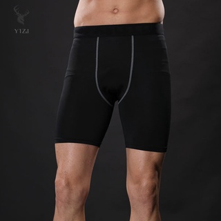 Y1zj pantalones cortos deportivos de alta elasticidad Slim Fit transpirables para entrenamiento