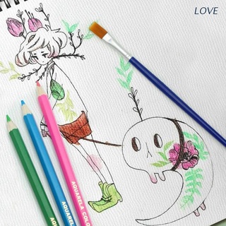 Love 36/48 pzs lápiz acuarela acuarela con Pincel set De bolígrafos acuarela Para dibujar/Arte De adultos/niños/escuela