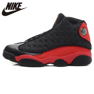 nike air jordan 13 retro hombres zapatos de baloncesto zapatillas de deporte original al aire libre confort zapatos de corte mediano 414571 007