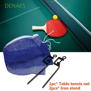 DENAES Portable Table Tennis Net Indoor Ping Pong Grid Table Tennis Mesh Sports Supplies Retractable Ping Pong Clamp Games Entertainment Supplies Outdoor Table Net Rack/Multicolor