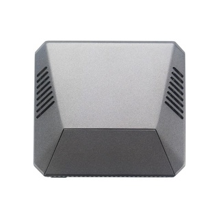 AN Pi 4 Aluminum Case Metal ABS Shell Box with Fan Heatsink Power Switch Removable for Raspberry Pi 4 Model B (7)
