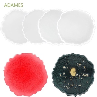 ADAMES Home Decoration Resin Casting Mold Epoxy Pad Making Tools Coaster Mold Clay DIY Silicone Handcraft Cup Mats Placemat Tray Mould