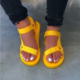 las mujeres de la moda de verano cómodo antideslizante sandalias de espuma suela duradera sandalias de las señoras al aire libre casual sandalias