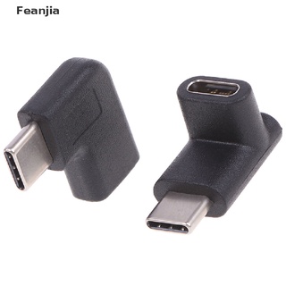 [Fea] Adaptador convertidor USB tipo C macho a hembra de ángulo recto de 90 grados USB-C adaptador MY429