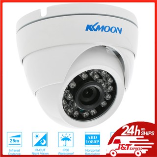 Cámara De vigilancia Kkmoon 1080p 2.0mp Ahd Dome 3.6mm 1/3'Cmos 24 Ir focos De visión nocturna Ir-Cut a prueba De agua