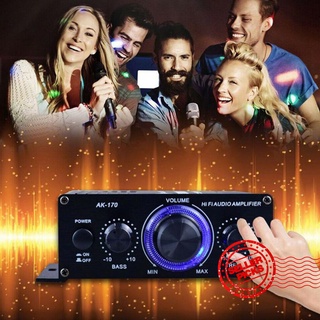400W Mini HiFi Digital Bluetooth Estéreo Amplificador De Audio Uso Radio Hogar Micrófono T2Y2