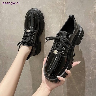 Small leather shoes female British style 2021 spring and autumn new Korean version of all-match soft leather cute Japanese jk uniform platform shoes