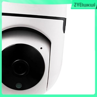 smart 1080p hd bombilla 2.4ghz wifi cámara ip cámara infrarroja visión nocturna alarma para hogar oficina mascota monitor soporte tarjeta tf