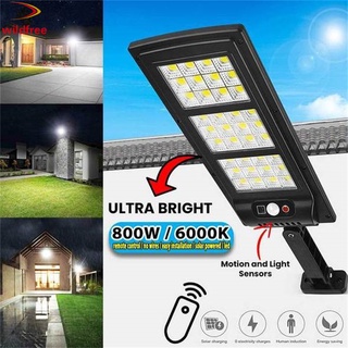 Lámpara Solar LED 6000K Luz De Calle Con Control Remoto 3 Función Cuerpo Humano Al Aire Libre Patio Suministro