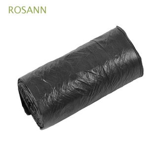 ROSANN Cleaning Tool Garbage Bag 50x60cm Disposable Rubbish Trash Bags Flat Points Off Office Kitchen Plastic Home Thickening Dustbin Bag/Multicolor