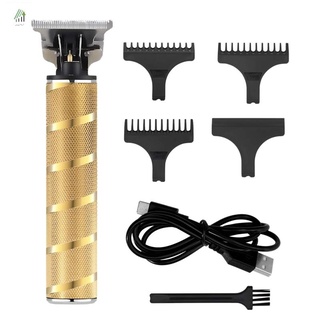 usb recargable clipper eléctrico trimmer de pelo inalámbrico afeitadora trimmer 0mm hombres peluquería máquina de corte de pelo