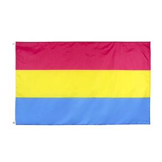 Bandera Pansexual de 90 * 150 cm Omnisexual orgullo LGBT Pansexual bandera de doble penetración