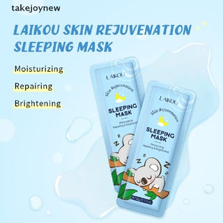 [takejoynew] laikou rejuvenecimiento de la piel para dormir máscara facial anti arrugas noche paquetes faciales