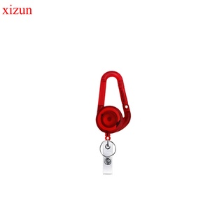 XIZUN 6 Color Retractable Nurse Badge Reel Clip Badge Holder Students Doctor ID Card Holder Keychain
