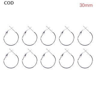HOOPS [cod] 10 ganchos para pendientes de varios tamaños, ajustes de alambre, pendientes de bricolaje, fabricación de joyas calientes (1)