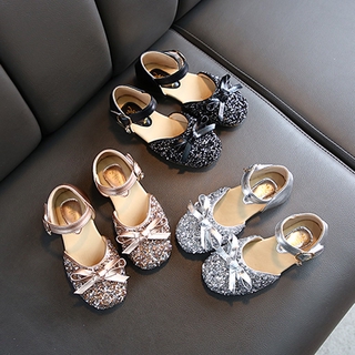 Zapatos de fiesta de princesa con nudo de mariposa para niñas/bebés/niños/niños/sandalias FOFO (5)