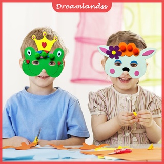 (Dreamlandss) Diy mascarada Cosplay EVA de dibujos animados máscara Kindergarten niños fiesta máscaras
