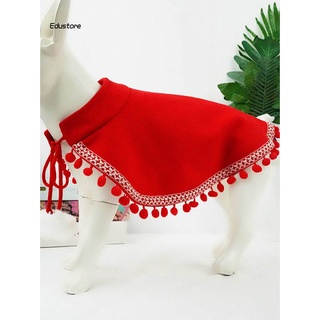 Suave disfraz de mascotas simplicidad perros capa mascota ropa mantener calor para navidad (7)