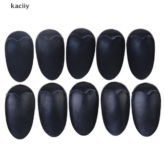 kaciiy 10 pares de plástico negro para la oreja, peluquería, tinte para el cabello, coloración, baño, cl (8)
