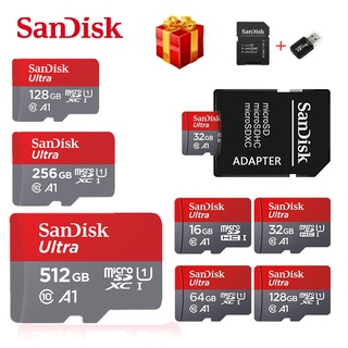 tarjeta de memoria sandisk spot ultra a1 clase 10 micro sd-16gb/32gb/64gb/128gb/256gb/512gb/tarjeta sd de almacenamiento con adaptador