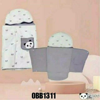 Omiland Panda manta serie/Omiland bebé manta Panda serie impresión bolsillo OBB1311