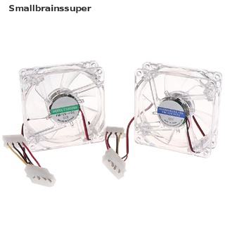 Smallbrainssuper LED blue light lantern computer cooling power supply chassis 8025 fan accessorie SBS