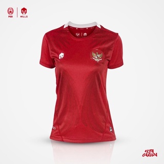 (Blessingstore) Mills Indonesian Team Jersey Home mujer jugador edición 22017GR rojo - rojo S