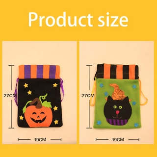 Halloween Tote Bag niños Festival caramelo cordón bolsa decoración de fiesta (5)