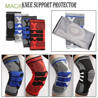 MAGIC Durable Knee Braces Sport Strap Silicone Knee Pads