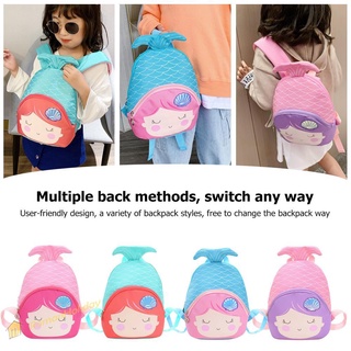 [En venta] mochila linda de dibujos animados para niños, cola de pez, encantadora, para niñas, escuela, bolsa de hombro