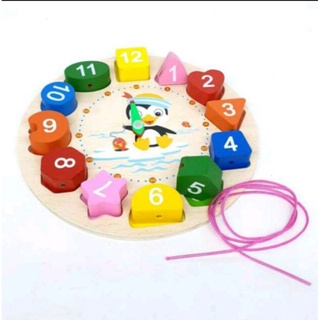 Lm reloj de geometría para niños juguetes educativos para niños 3 en 1