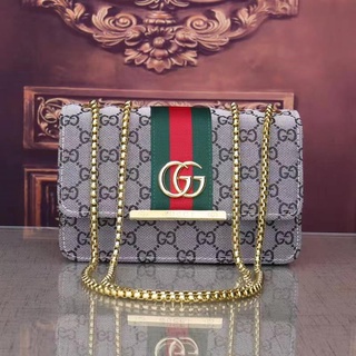 Gucci_Flip-Over bolso bandolera con cadena de mujer bolso bandolera