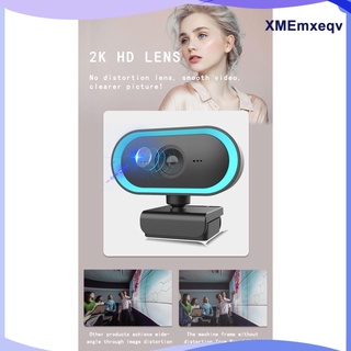 2k full hd usb 2.0 webcam micrófono incorporado con cubierta de privacidad para ordenador portátil