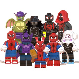 En STOCK Lego Spiderman lejos de casa Minifigures plástico bloques de construcción juguetes para niños (1)