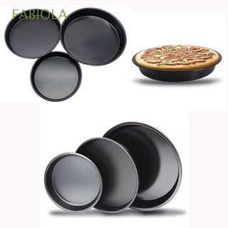 FABIOLA Dishes Pan Tray Nonstick Pizza Plate Pizza Pan Kitchen Baking Tool Round Mould Home Non-stick Bakeware/Multicolor