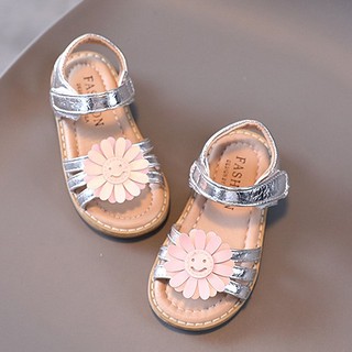Sandalias planas para niñas, sandalias de princesa para niñas, zapatos ligeros transpirables, sandalias de playa de verano, sandalias antideslizantes (3)