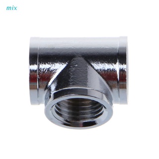 mix T Shape Tee Splitter 3 Way Connector G1/4 Thread Computer Water Cooling Fitting
