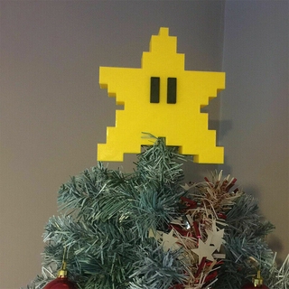 3d pixel star árbol de navidad decoración decorativa en forma de estrella para árbol de navidad, fiesta, boda, decoración [jane eyre] (3)