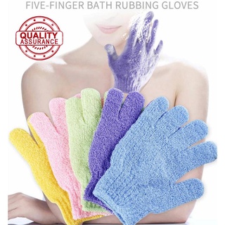 1Pcs ducha exfoliante guante de baño exfoliante guantes de exfoliante duradero masaje piel hidratante esponja cuerpo M6H2