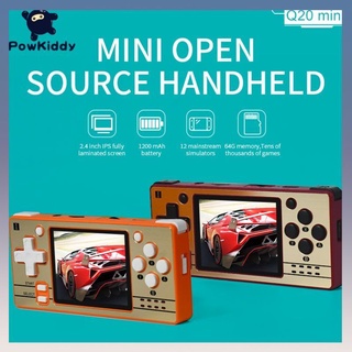 Powkiddy Q20 Mini cámara abierta De 2.4 pulgadas con hueco Full Fit Ips/pantalla De mano Retro/consola Retro/nuevos jugadores De ciudad