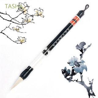 TASHA Paint Water Brush Pen Art Chinese Japanese Calligraphy Piston Water Ink Brush 1 Pcs Reusable Goat Hair Practice Adjusted Automatic Writing Drawing Pen/Multicolor