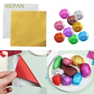 Xiepan 100 pzs De color Gilded Tin alimentos Baking decoración suministros De fiesta paquete De Papel Papel Papel aluminio/Multicolor