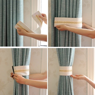 cortina de cortina de tiebacks creativas para decoración del hogar y la cocina poliéster