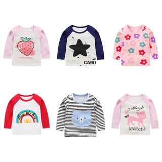 MYBABY camisetas de manga larga para bebé/niñas/blusa Casual