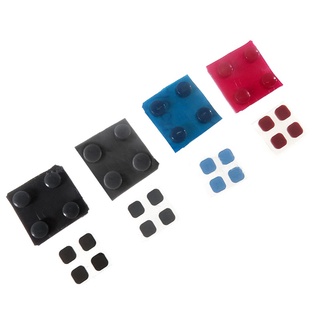 tha* tornillo cubierta de goma azul gris rojo tornillo pies cubierta juego de reemplazo compatible con consola 3ds xl 3ds ll