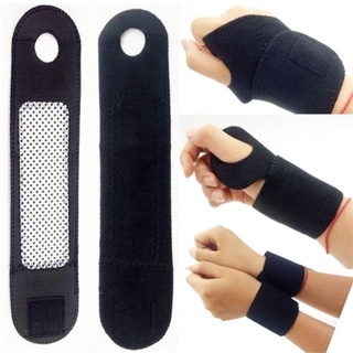 NEWITT 1pair Wristband Magnet Wrist Sports Wristband Health Care Keep Warm Support Brace Guard Men Women Self-heating Wrist Protector Tourmaline Pain Relief/Multicolor (8)