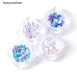 banyanshaw - bola de sirena de tamaño mixto, diseño de perlas, diseño de uñas, decoración cl (2)