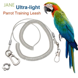 JANE New Flying Training Leash|Ultra-light Flexible Rope Parrot Bird Harness Cockatiel Bird Training Hot Anti-bite Leg Ring